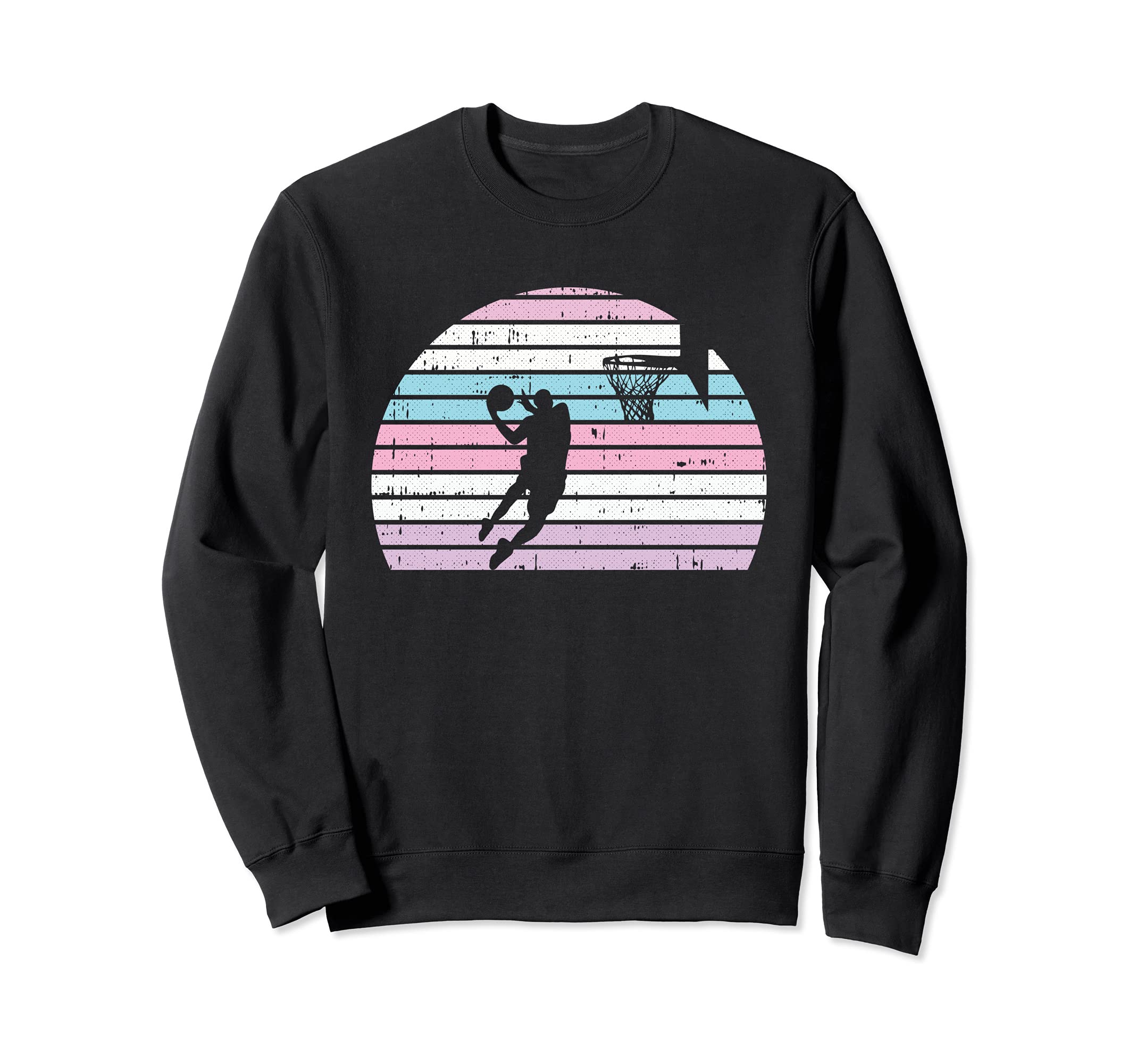 Basketball Player LGBT-Q Retro Intersexual Pride Sport Fan Sweatshirt