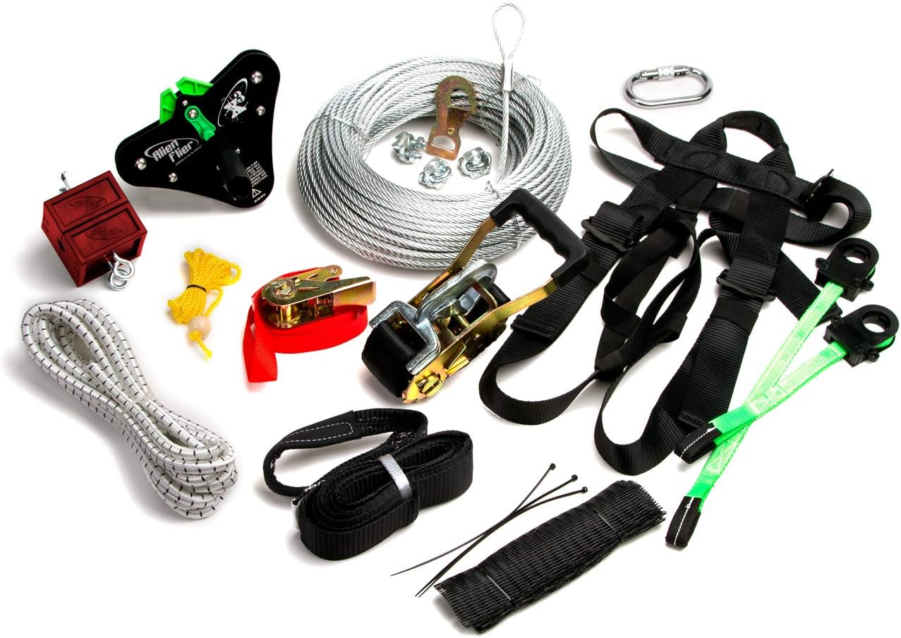 Alien Flier X3-H200 LE Backyard Zip Line Kit