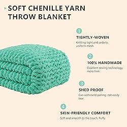 L'AGRATY Chunky Knit Blanket
