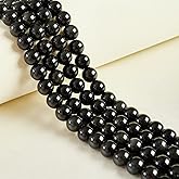 45pcs 8mm Natural Rainbow Obsidian Beads Gemstone Beads Round Loose Beads for Jewelry Making