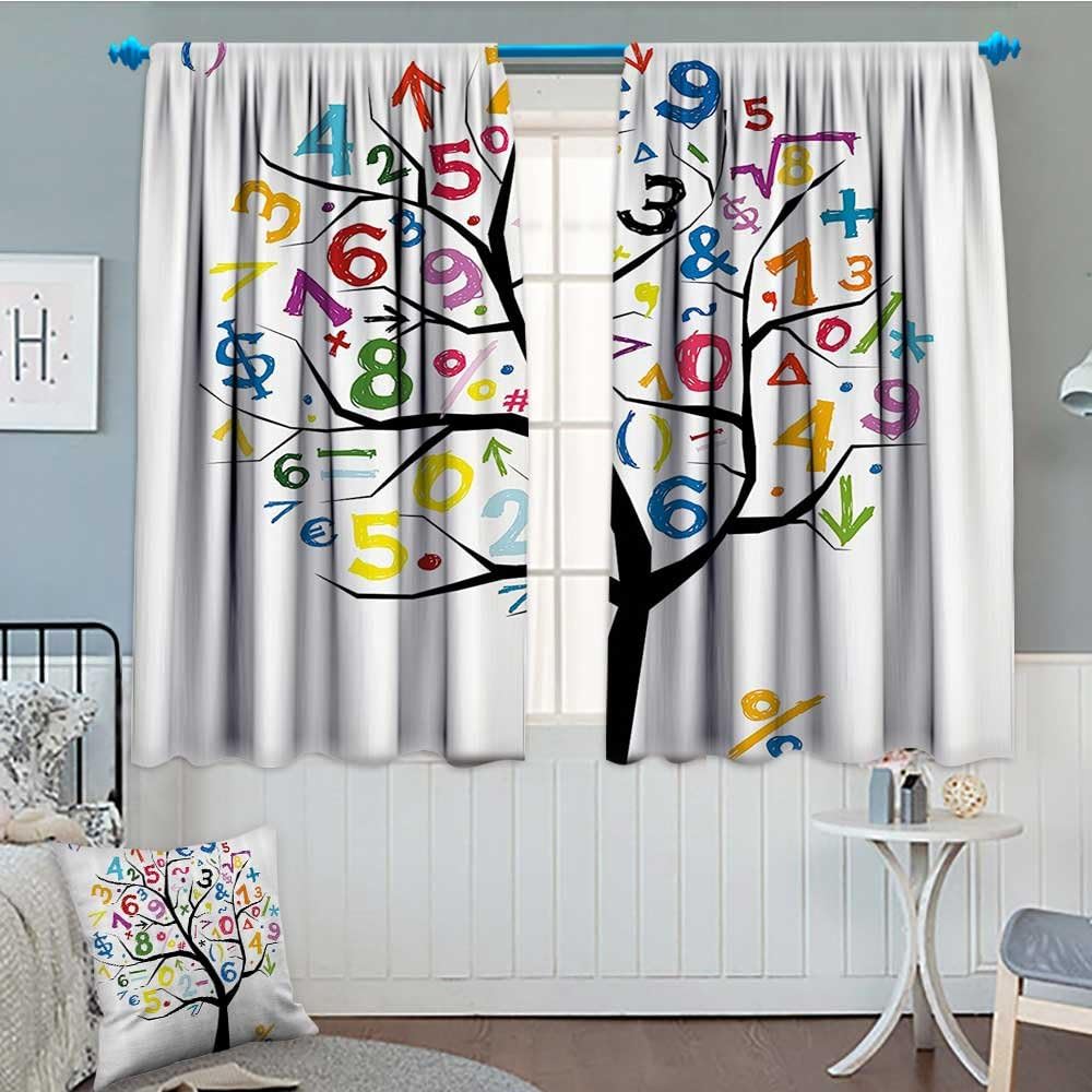 Amazon Com Septsonne Home Mathematics Classroom Decor Blackout