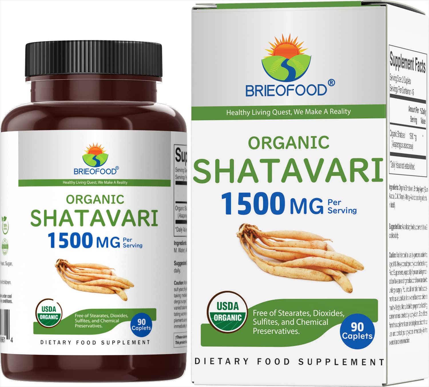 Organic Shatavari 1500 mg