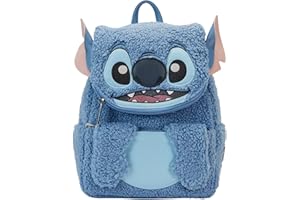 Loungefly Disney Stitch Plush Sherpa Mini Backpack