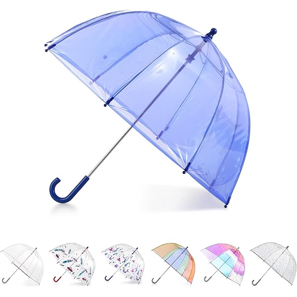 Parapluie Enfant +3 Ans Avec Lanterne LED - Parapluie Licorne Rose Manche Classique Beckspon