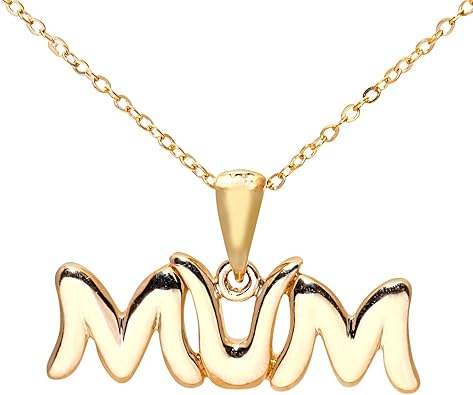 mum gold necklace