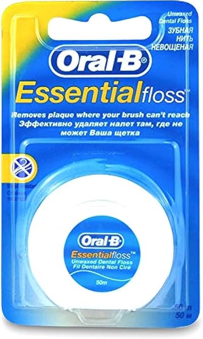 Oral-B Essential Floss Unwaxed 50 m - 12 Boxes