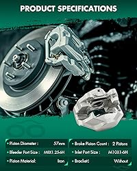 SCITOO 19272 Front Right Disc Brake Caliper