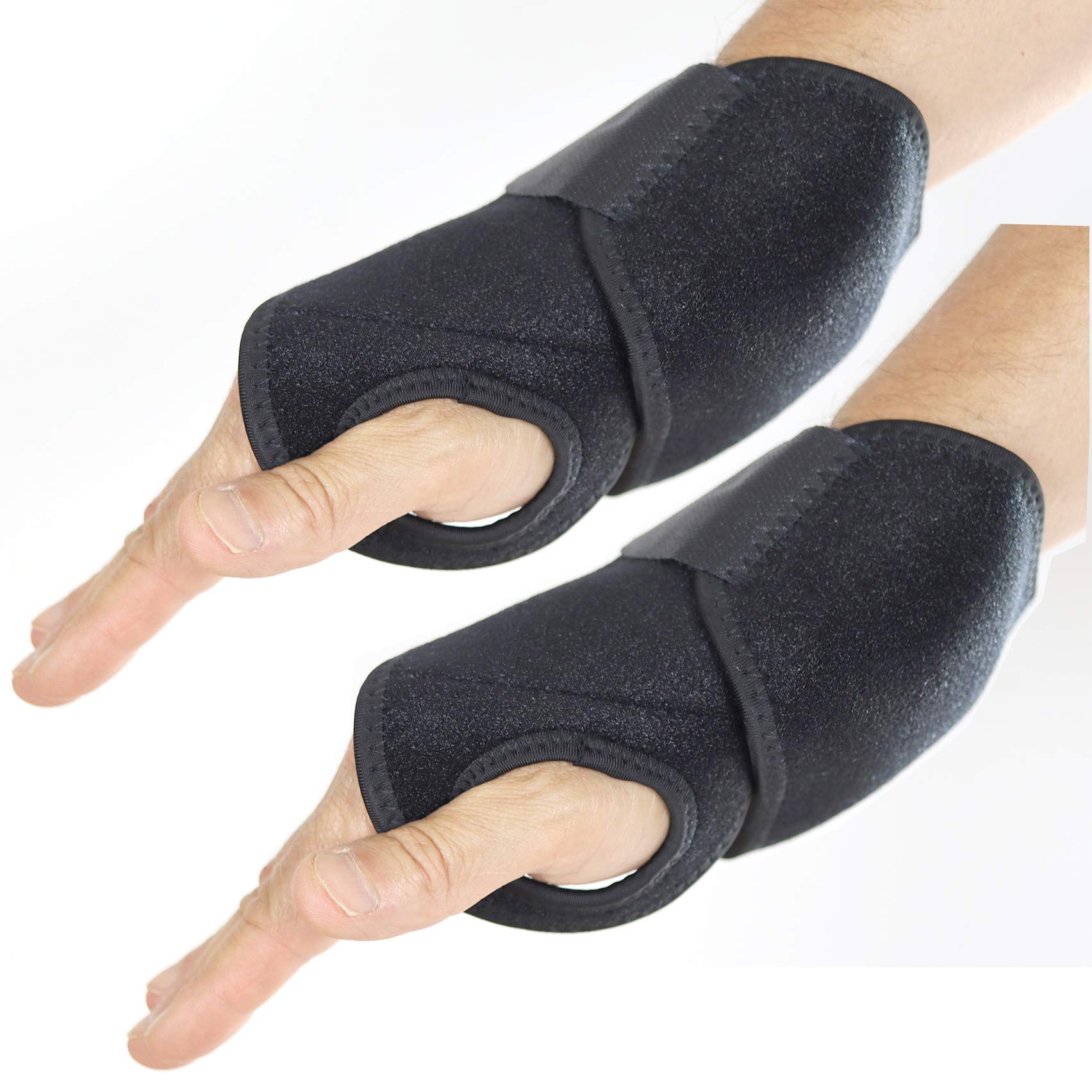 2 Wrist Ice Packs - Gel with High Efficiency - Nylon Wrapping Which Doesn't Leak Easily