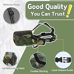 Pawfun Dog Muzzle, Soft Mesh No Barking Pet Muzzles