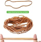 JANYUN 100Pcs Large Rubber Bands Heavy Duty 8 Inch 20cm 0.4cm Wide view 3