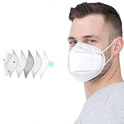 NEWMARK 80 Pack 5 Ply Protective Face