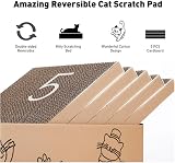 Eidoct Cat Scratching Board with Box 42x26 cm 5 Layer Reversible Cardboard view 2