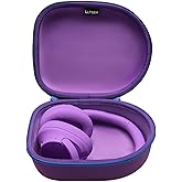 Headphone Headset Case Compatible with JBL, Beats, Sony, Soundcore Anker, Raycon, TOZO, SteelSeries, Logitech, Jabra, Bose, Audio-Technica, Sennheiser Headphones, Dark Purple