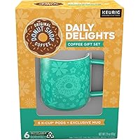 The Original Donut Shop Daily Delights Gift Set, Single Serve Keurig K-Cup Pods, Variety Pack, 6 Count