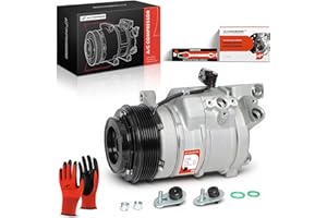 A-Premium Air Conditioner AC Compressor with Clutch Compatible with Cadillac CTS 3.0L 3.6L 2008-2014