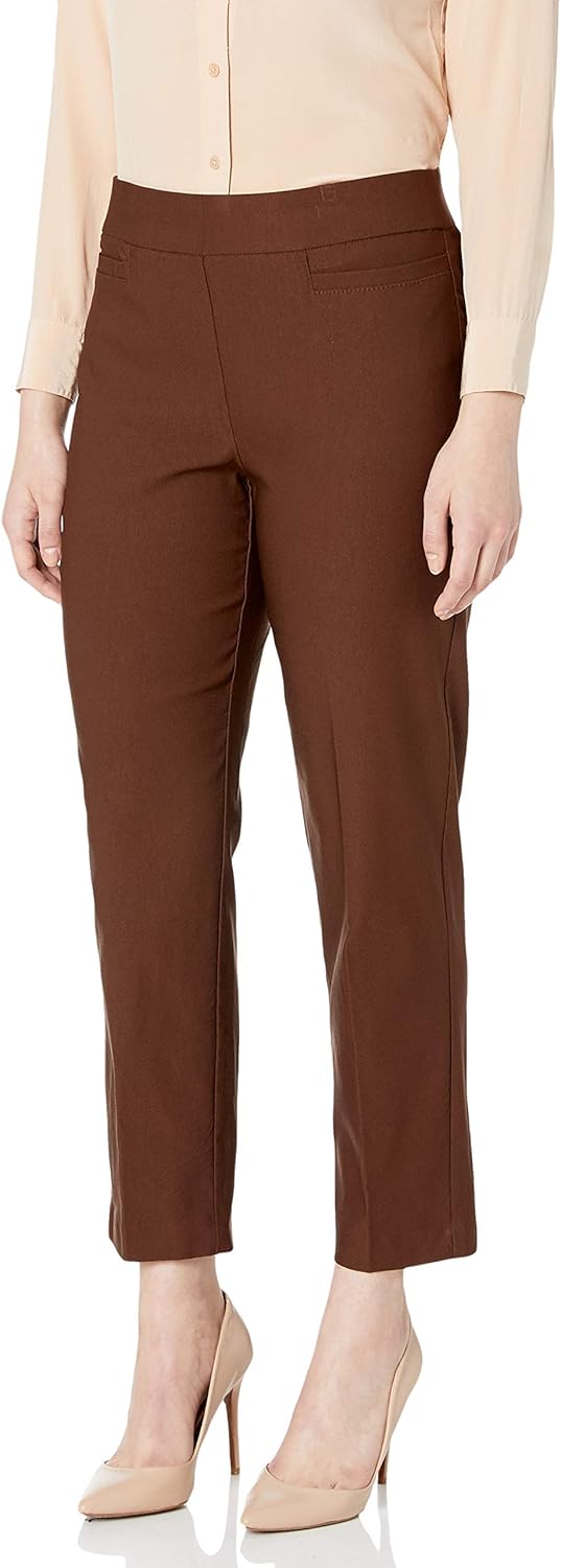 Alfred Dunner Women's Allure Slimming Plus Size Short Stretch Pants-Modern Fit at  Women’s Clothing store
