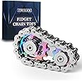 Fidget Toys for Adults Metal Fidget Bike Chain Assemble Fidgets Spinners Toy for Teens Cool Gadgets Desk Office Gift Anxiety Relief Items Stress Tool Sensory Stim Toy for Autism ADHD - Color