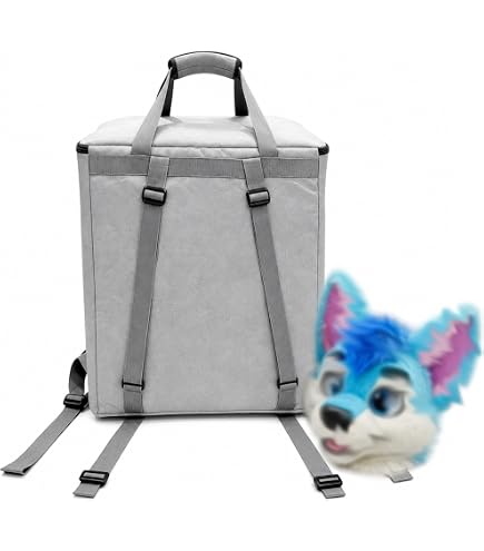 Amazon.com | WLYEZAU Fursuitfurry Animal Head Bag, Fursuit Hood