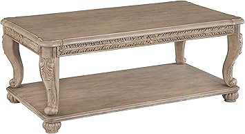 light colored coffee table