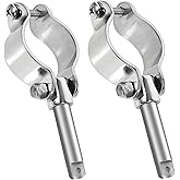 Jetmilai Oar Locks, Rowlocks and Boat Oars Clamps for Jon Boat | Oarlock Socket for Marine Raft Kayak Yacht, Stainless Steel, 2PCS