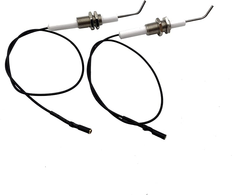 METER STAR 2pc Ceramic Electrode Ignition Spark Plug Wire 30cm for Piezo Igniter