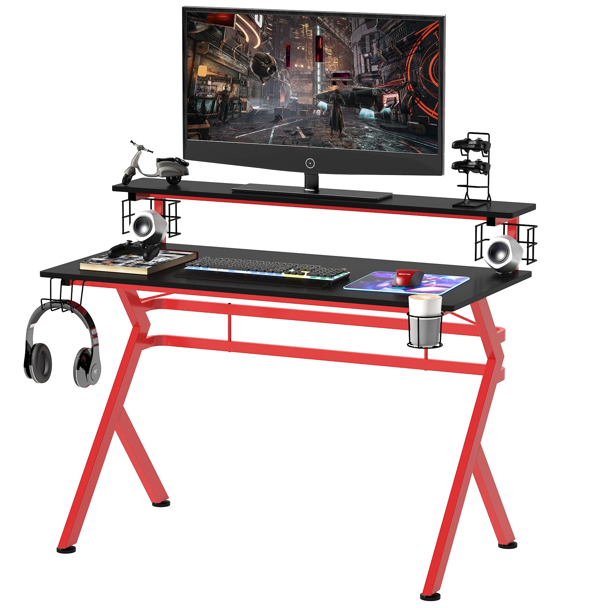Buy Gaming Desk Computer Table Ergonomics Workstation for Home