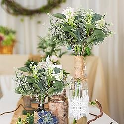 Yoratee Artificial Eucalyptus Stems Mixed