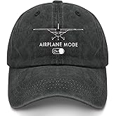 Pilots C172 Flying Gifts Airplane Mode Hat for Mens Funny Washed Distressed
