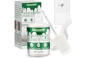 GALITOON White Paint Touch Up Paint Pen for Wall, Multi Surface White Paint Pen, Interior & Exterior Chalk Paint, All in One Paint Quickly Repairs Bath, Door, Cabinet, Furniture, Wood, Tile, Enamel Wall Paint 1 Fl Oz (Semi-Gloss)