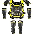 Kids Dirt Bike Gear Armor Vest Suit, Motorcycle Chest Protector with Knee Elbow Pads, Youth Riding Protective Gear for Motocross Cycling Skating Ski Off-Road