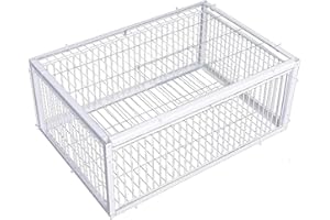 Metal Pigeon Trap with One-Way Access Entrances – Bird Trap with Skylight for Farms Barns Gardens Doves Breeding, 16x12x10
