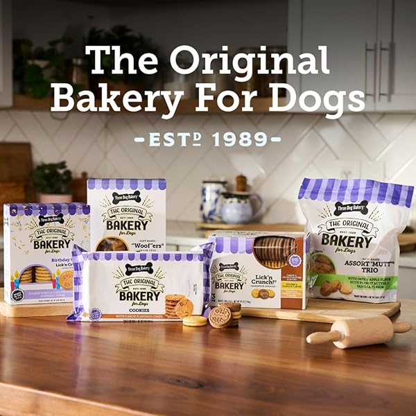 THREE DOG BAKERY SUPER REWARDS WITH SUPERFOODS BLUEBERRY COBBLER TREATS, 5 OZ