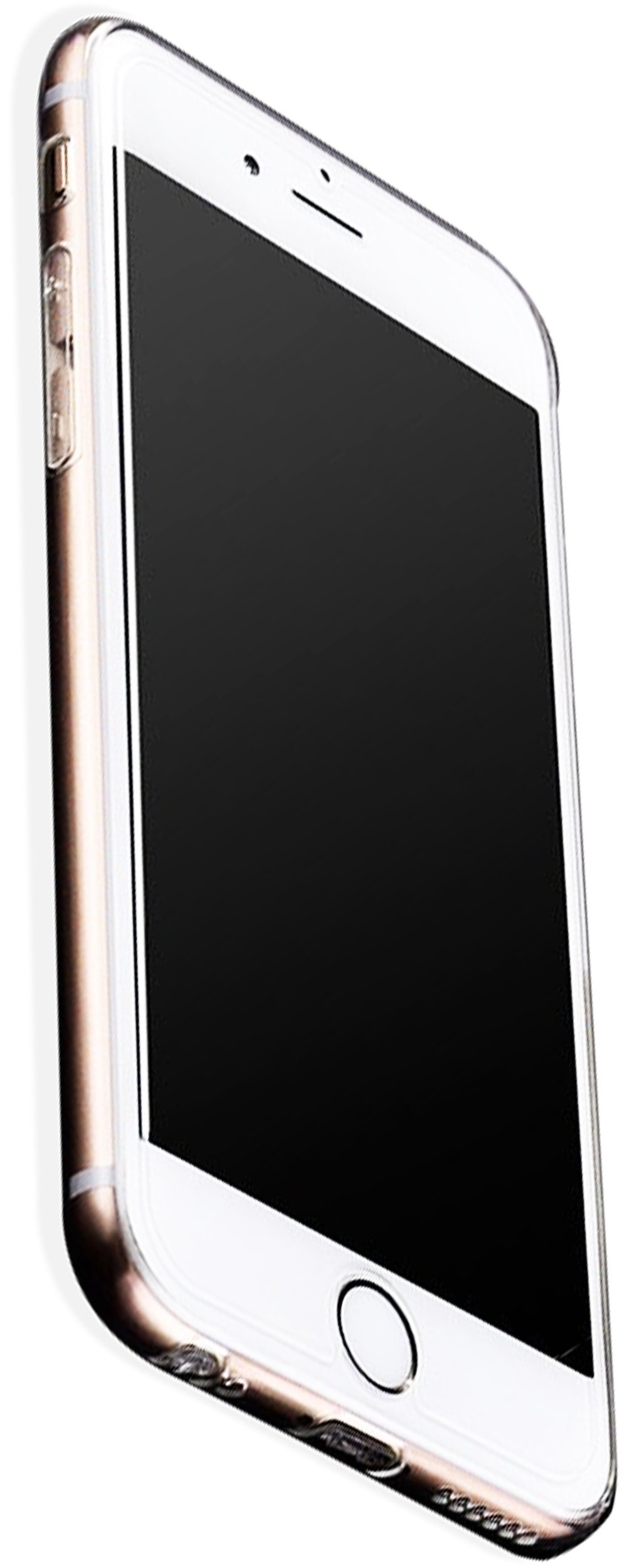 COVERbasics PROCAM 0.33mm per Apple iPhone 6 PLUS e 6s PLUS 5.5 con Bordo Proteggi Fotocamera e Tappi Antipolvere Cover Custodia Morbida Guscio Trasparente Silicone Gel Gomma TPU Sottile Ultra Slim