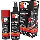 K&amp;N Air Filter Cleaning Kit: Aerosol Filter Cleaner and Oil Kit; Restores Engine Air Filter Performance; Service Kit-99-5000, Multi