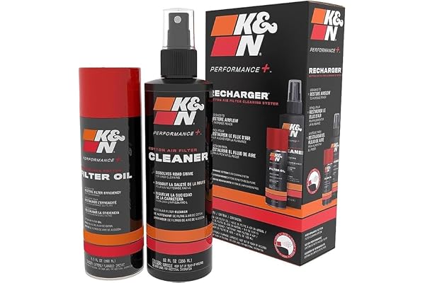 K&N Filters Filter Care Service Kit 6.5oz Aerosol & 12oz Spray Bottle of Power Kleen (99-5000)