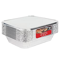 Stock Your Home 9x13 Aluminum Trays with Lids