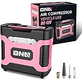 ‎DNA MOTORING TOOLS-00212 Pink 12V DC Digital Tire Inflator Portable Air Compressor with Pressure Gauge for Cars, Bicycles, Motorcycles,Balls