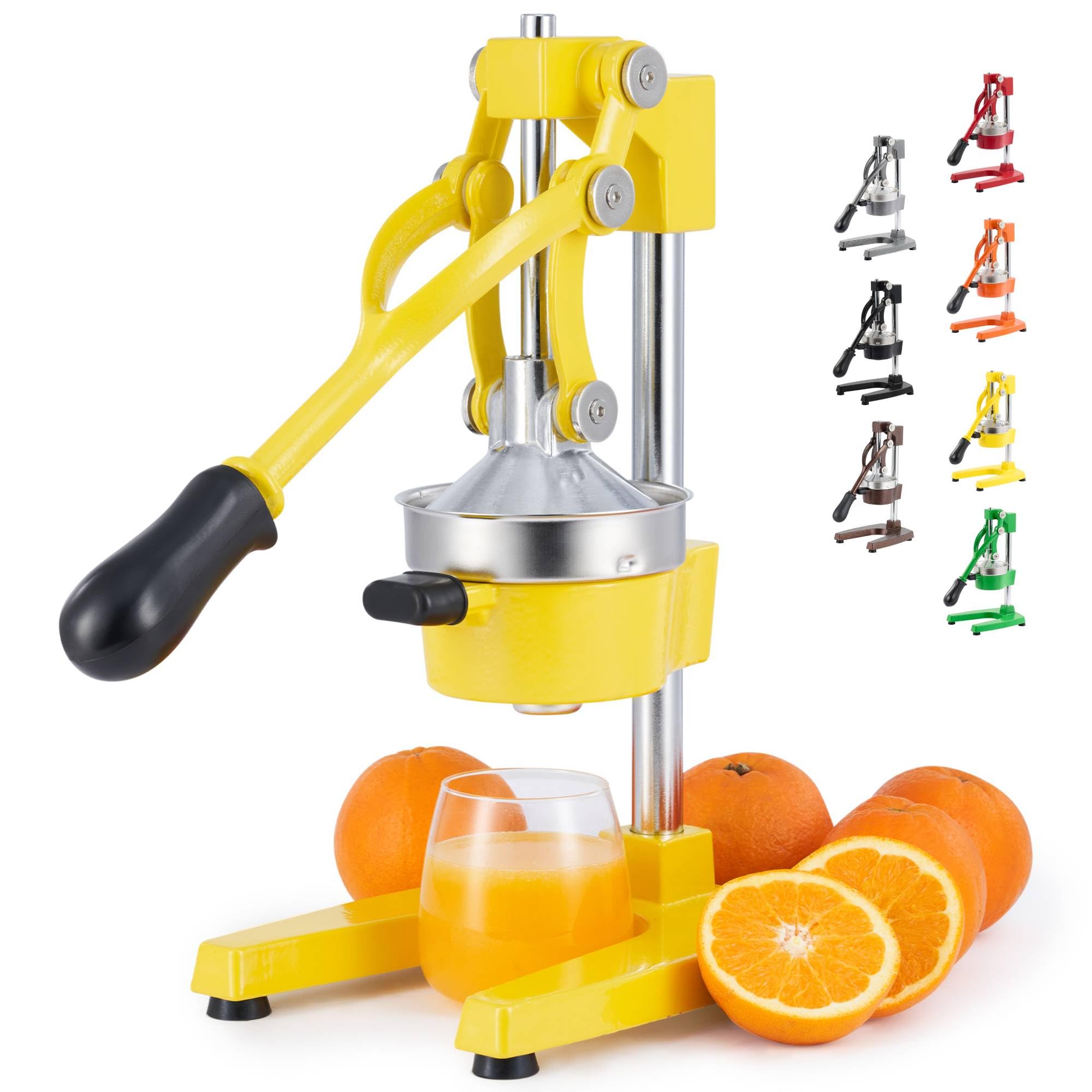 Photo 1 of CO-Z Manual Citrus Juicer - Professional Orange, Lemon, Lime & Pom Juice Extractor, Easy to Clean, Yellow