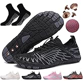 AddBili Barefoot Grounding Shoes for Men & Women with Solid Pure Copper Screws, Metal Fabric Insole, 2 Pairs Grounding Socks | Secure | Effective and | Comfortable