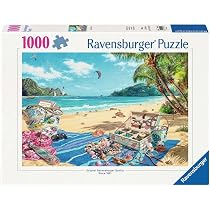 Ravensburger My Beach Hut & Beachfront Getaway 1000 Piece Jigsaw Puzzles - 2 Pack For Adults - View #11