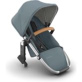 UPPAbaby RumbleSeat V3 Second Lower Seat - Fits Vista V2/V3 - Callum | Attach this second seat accessory to your Vista stroller to turn it into a double - adapters included