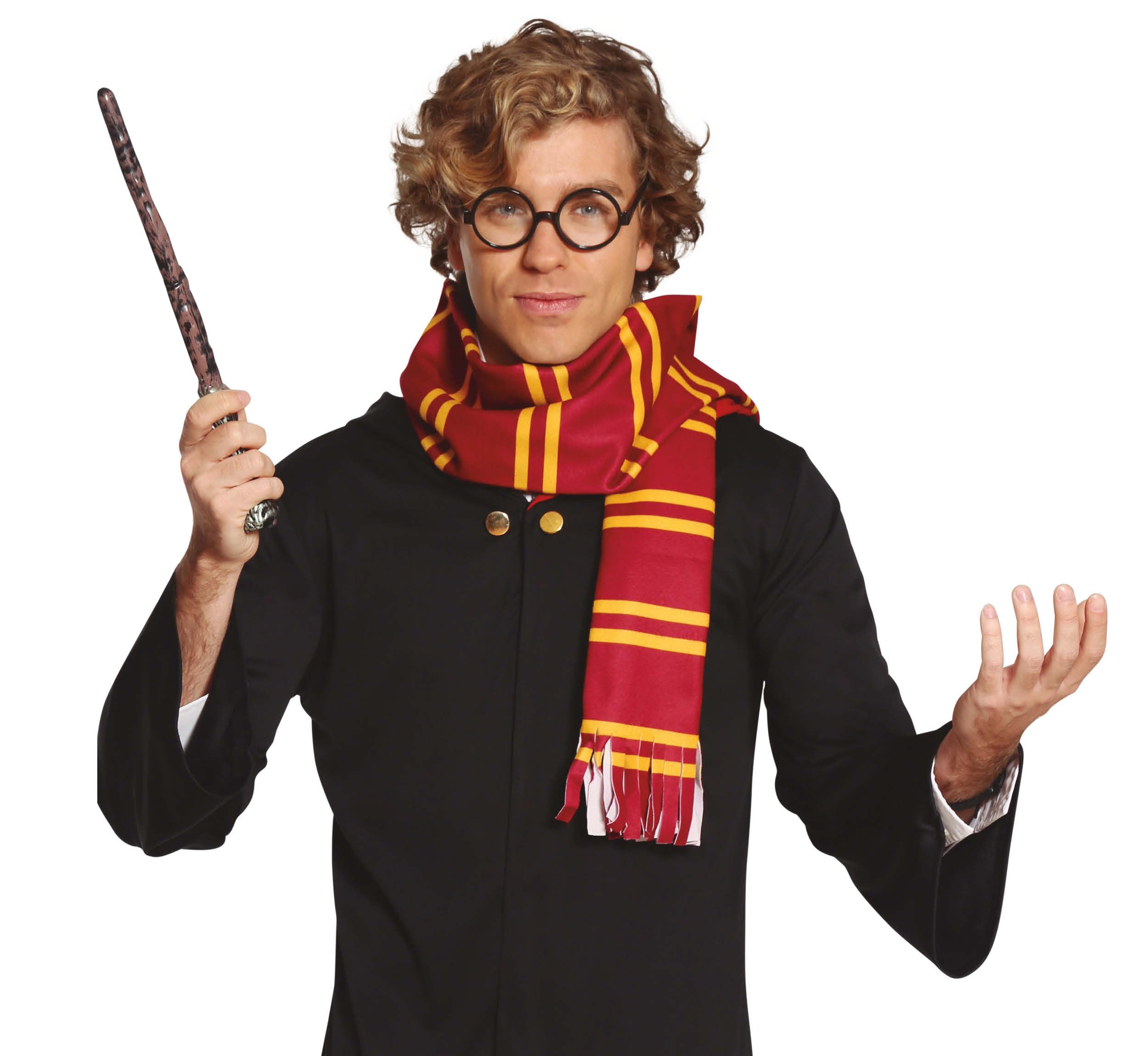 GUIRCA FIESTAS Student Set Wizard Scarf and Glasses, Multicoloured (Setpotter)