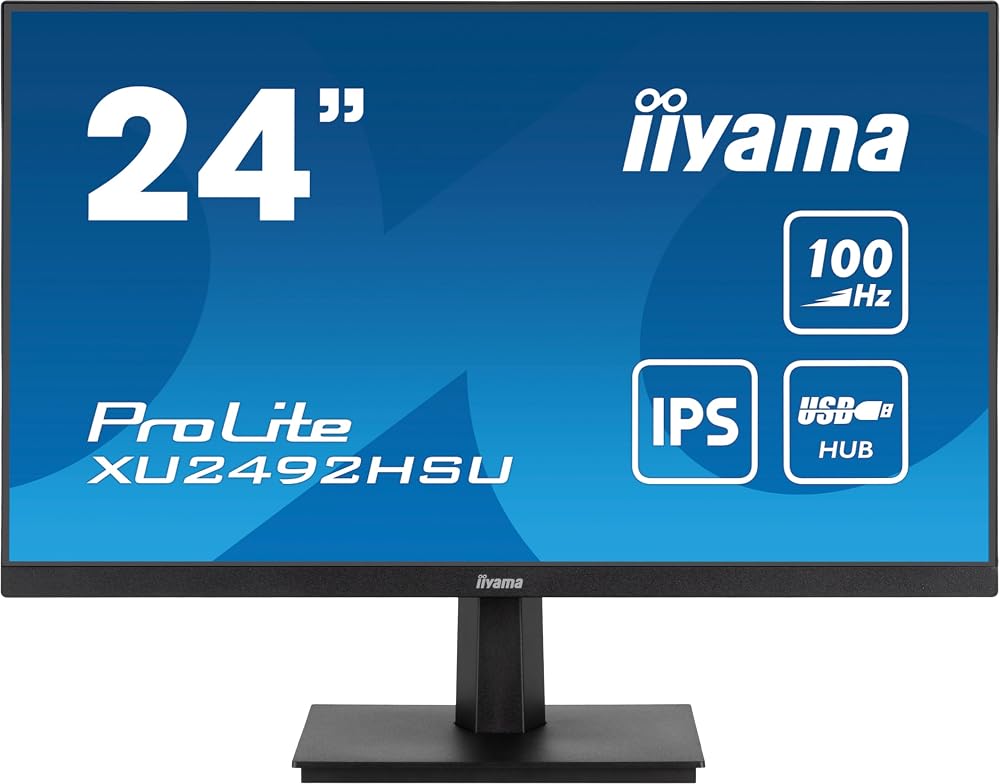 iiyama XU2492HSU-B6 23.8 Inch IPS 1080p 100Hz Full HD Monitor