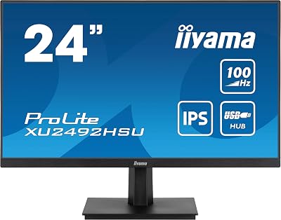 iiyama XU2492HSU-B6 23.8 Inch IPS 1080p 100Hz Full HD Monitor
