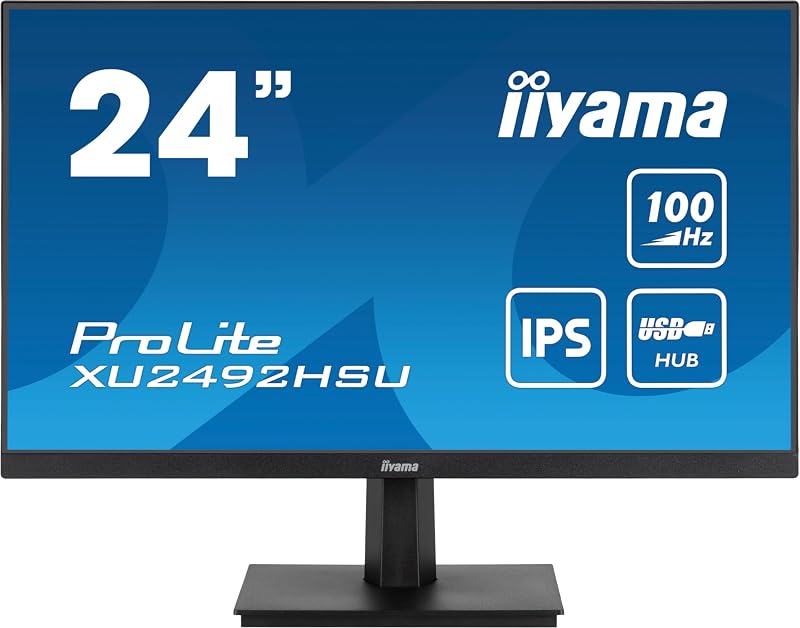 iiyama XU2492HSU-B6 23.8 Inch IPS 1080p 100Hz Full HD Monitor