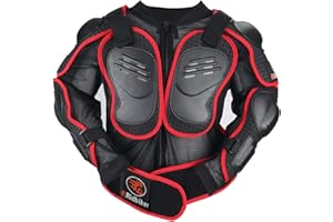RIDBIKER Dirt Bike Gear for Youth Motorcycle Jacket with Armor Chest Protector Riding Gear Youth Spine Guard