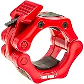 Iron Lab Olympic Barbell Clips – 2 Inch Barbell Clamps, Locking Barbell Collars Set of 2, Olympic Barbell Clips for Crossfit,