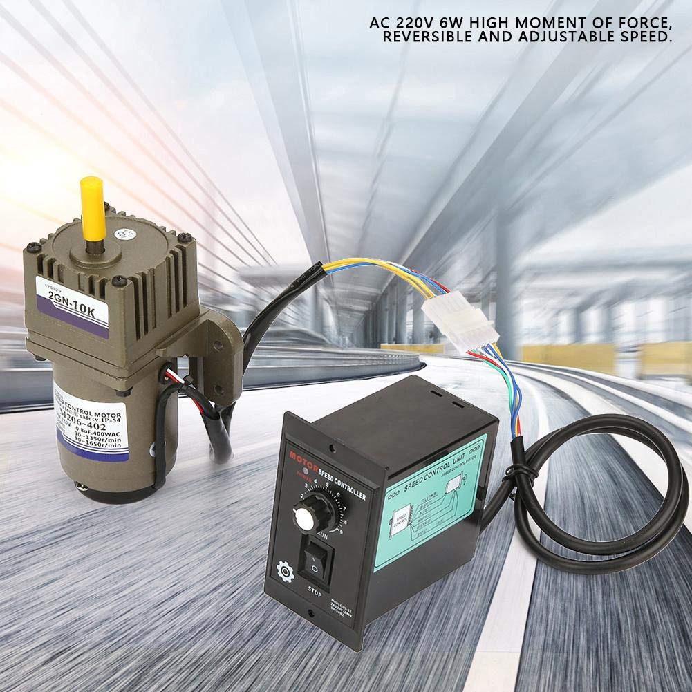 Gear Motor, AC 220V 6W Single Phase Asynchronous Gear Motor for Packaging Industry Machine Tool Industry, Transport Equipment - Image 4