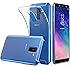 Peakally Funda Samsung Galaxy A6 2018, Transparente Silicona Funda para Samsung Galaxy A6 2018 Carcasa Flexible Claro Ligero TPU Fundas [Antideslizante] [Resistente a arañazos] 5.6"-Transparente