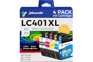Jettruemedia LC401XL Ink Cartridges for Brother Printer Compatible for Brother LC401XL Ink Cartridges LC401XL 401 Ink Use wit